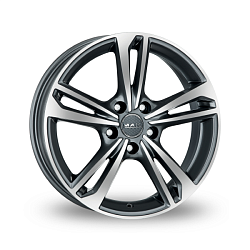 Диск P 18 EMBLEMA MAK 8J18 5*112 et50 dia57.1  GUN MET-MIRROR FACE